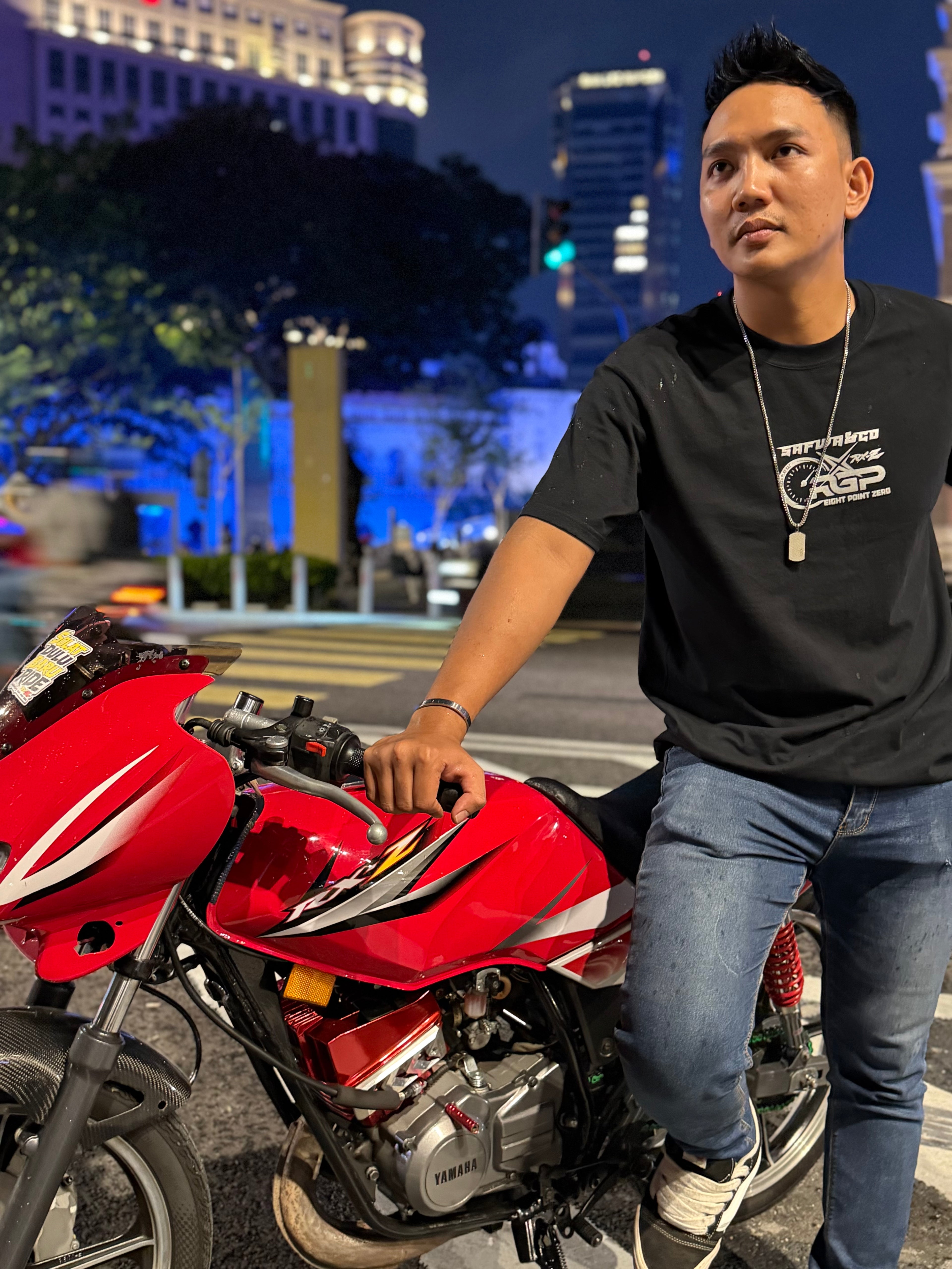 Solat Dulu Baru Ride Premium Cotton T-Shirt