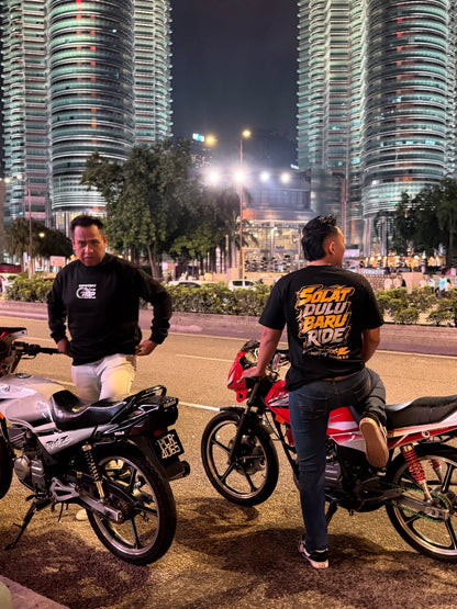 Solat Dulu Baru Ride Premium Cotton T-Shirt